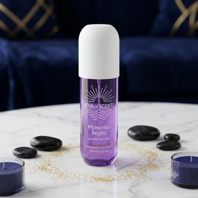 Soul of Scents – Mykonos Night Body Mist Testpermet (180 ml)