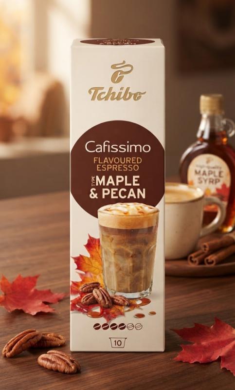 Tchibo Cafissimo Flavoured Espresso Maple & Pecan Kapszula (10 db)-Limitált kiadás