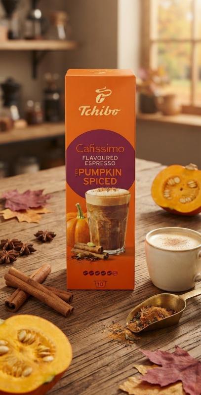 Tchibo Cafissimo Flavoured Espresso Pumpkin Spiced Kávékapszula (10 db) - Limitált Kiadás