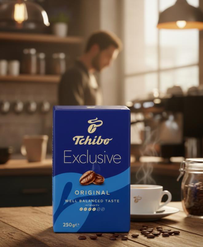 Tchibo exclusive őrölt pörkölt kávé 250 gr