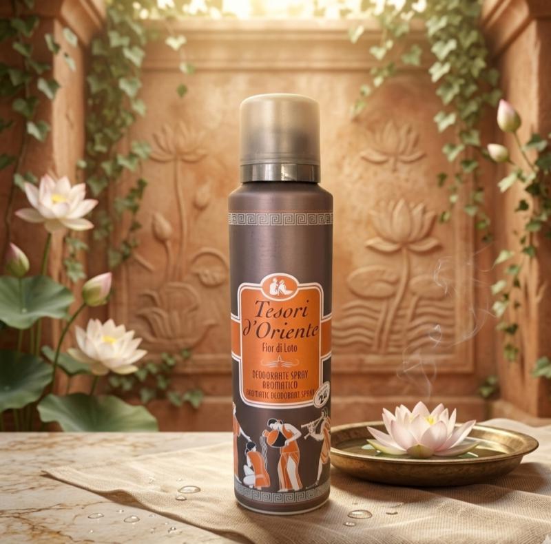 Tesori d’Oriente Fior di Loto  Spray Dezodor – 150 ml (Lótuszvirág Illat)