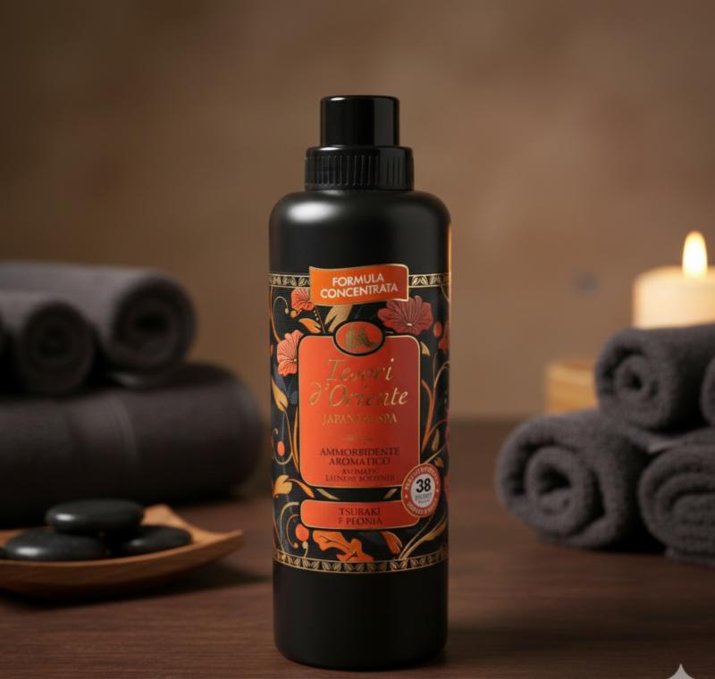 Tesori d'Oriente Japanese Spa Textilöblítő koncentrátum-Érzéki utazás a japán kertek világába 760 ml – 38 mosás