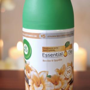 Air Wick Freshmatic – Essential Oils Vanília és Orchidea (250 ml)
