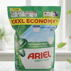 Ariel All-in-1 Pods Huggably Soft Sensitive mosókapszula (50 db)