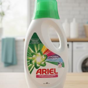 Ariel color clean&fresh; folyékony mosószer-Ragyogó szinek és hosszan tartó frissesség  17 mosás,850 ml
