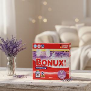 Bonux 3in1 Levendula Color mosópor,6 mosás,390 gr