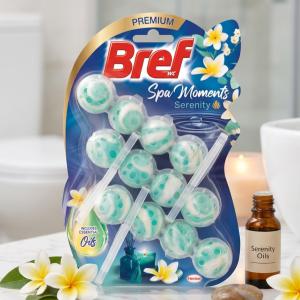 Bref Premium Spa Moments Serenity WC-frissítő blokk (3x50g)