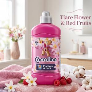 Coccolino Perfume & Care Tiare Flower & Red Fruits öblítőkoncentrátum (1275 ml / 51 mosás)