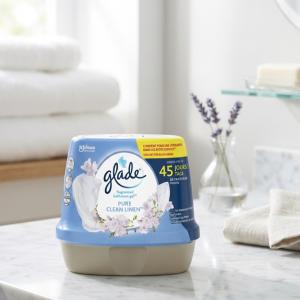 Glade Pure Clean Linen Zselés Illatosító (180 g)