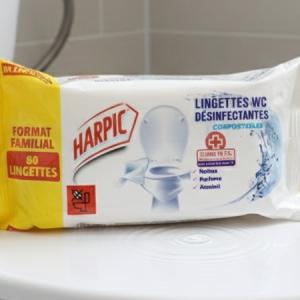Harpic Higiénikus Fertőtlenítő Törlőkendő (80 db)