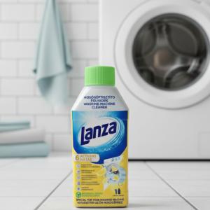 Lanza Mosógép-tisztító Folyadék – Citrom (250 ml)
