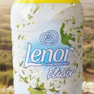 Lenor elisir Lillá Bianco &Calendula;-Fehér Orgona és Körömvirág-Természetes Harmónia textilöblítő koncentrátum 25 mosás 525 ml