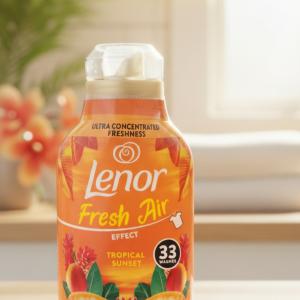 Lenor Fresh Air Effect Tropical Sunset-Trópusi Naplemente textilöblítő koncentrátum 33 mosás 462 ml