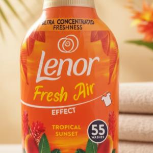 Lenor Fresh Air Effect Tropical Sunset-Trópusi naplemente  textilöblítő koncentrátum 55 mosás 770 ml