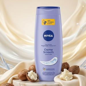 NIVEA Creme Smooth Krémtusfürdő Shea Vajjal (500 ml)