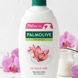 Palmolive Naturals Orchid & Milk Pumpás Krémtusfürdő 750 ml – E-vitaminnal és Orchidea Kivonattal
