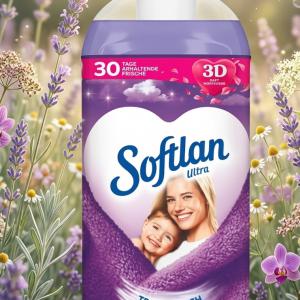 Softlan Ultra Traumfrisch Koncentrált Textilöblítő (1L - 45 mosás) lila