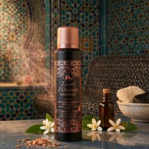 Tesori d’Oriente Hammam Spray Dezodor – 150 ml (Arganolaj és Narancsvirág Illat)