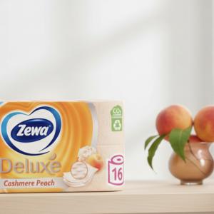 Zewa Deluxe Cashmere Peach Toalettpapír (16 tekercs)