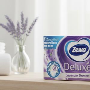 Zewa Deluxe Lavender Dreams Toalettpapír (16 tekercs)