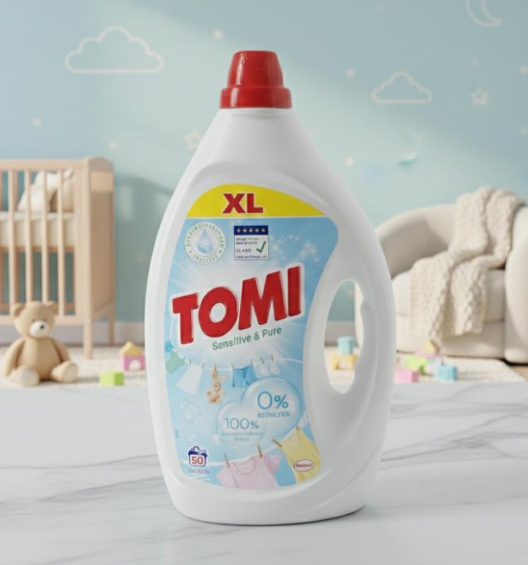 Tomi Sensitive Folyékony Mosószer 2,25 liter  50 mosás