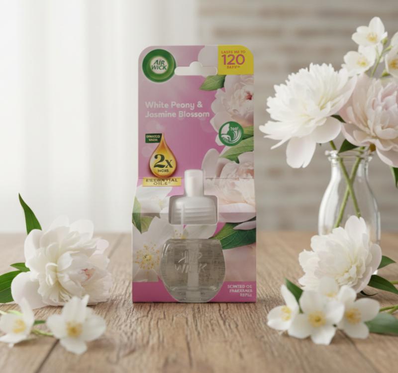 White Peony & Jasmine Blossom Elektromos Illatosító Utántöltő (19 ml)