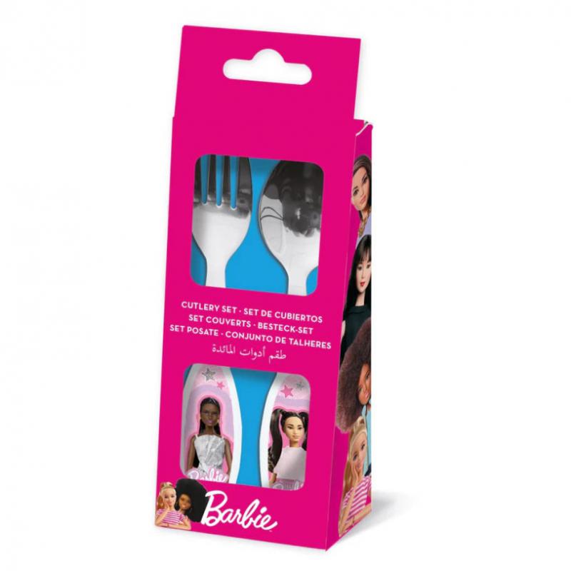Barbie Stylish fém evőeszköz készlet  2 darabos