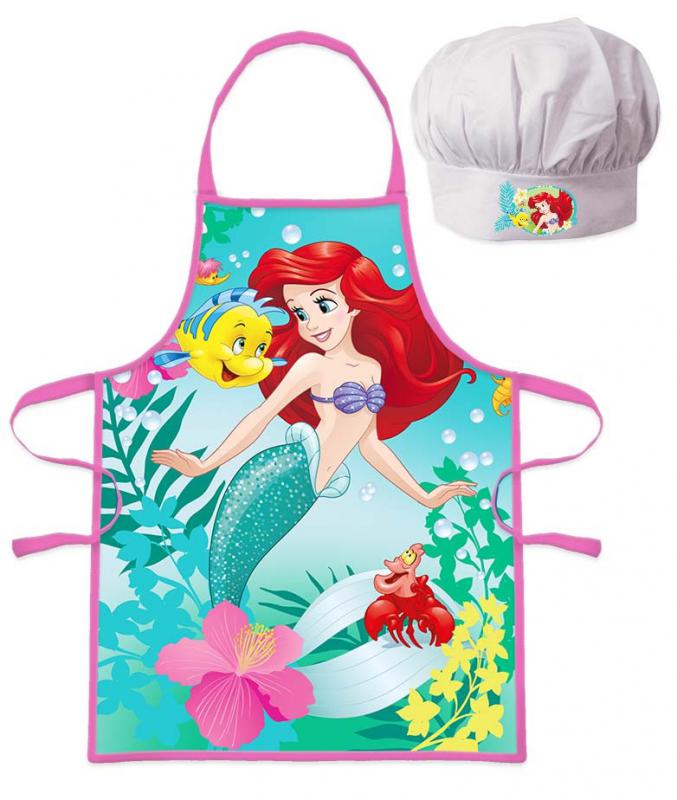 Disney Hercegnők  Ariel Curious gyerek kötény 2 darabos szett