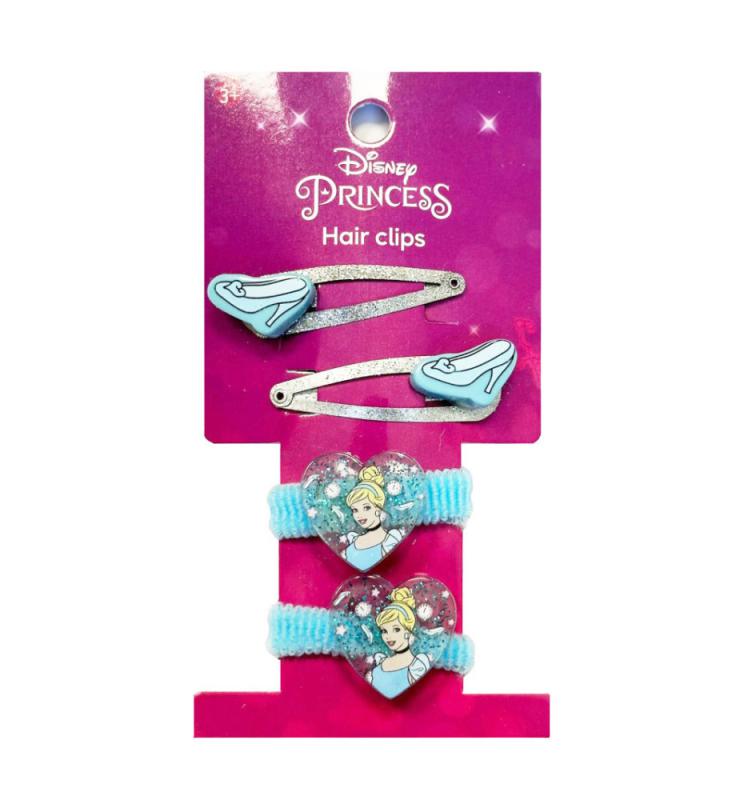 Disney Hercegnők  Hamupipőke Glam hajcsat   hajgumi szett 6 db-os