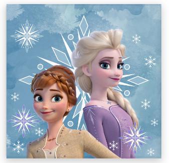 Disney Jégvarázs Snowflake kéztörlő  arctörlő  törölköző 30x30cm