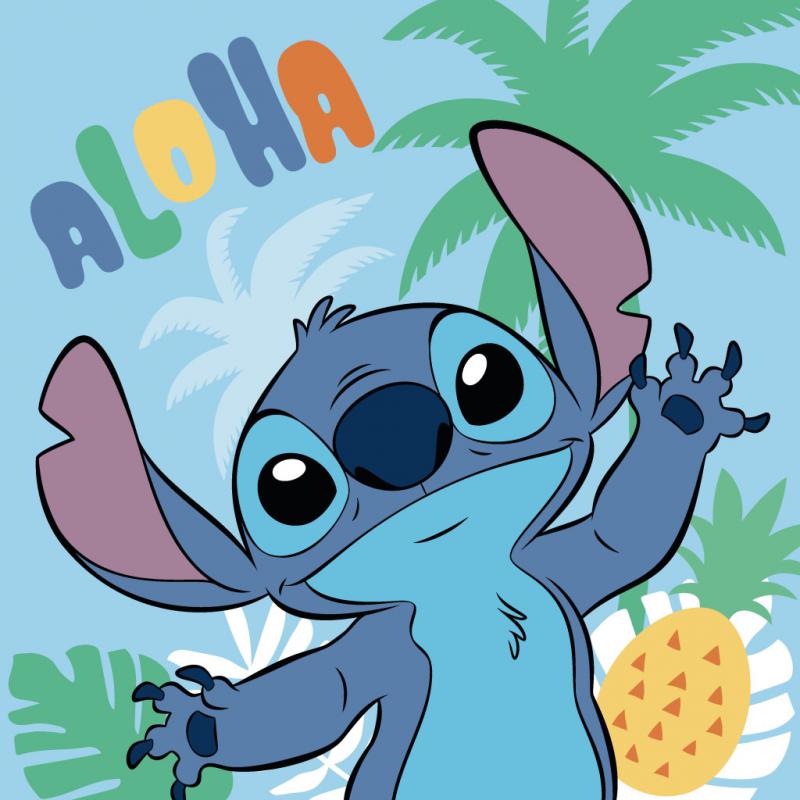 Disney Lilo és Stitch  A csillagkutya Ananas kéztörlő  arctörlő  törölköző 30x30cm