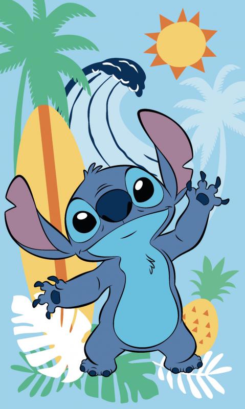 Disney Lilo és Stitch  a csillagkutya Ananas kéztörlő  arctörlő  törölköző 30x50cm