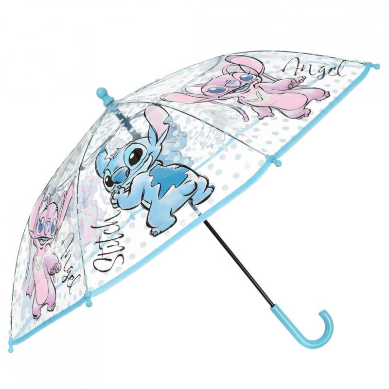 Disney Lilo és Stitch  A csillagkutya Angel gyerek átlátszó esernyő Ø72 cm