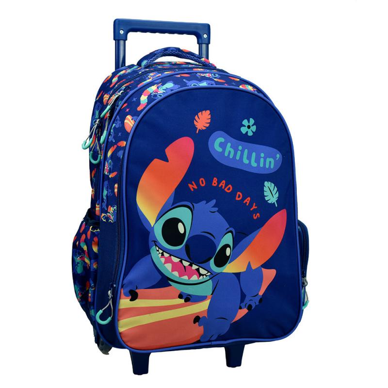 Disney Lilo és Stitch  A csillagkutya Chillin' gurulós iskolatáska táska 46 cm