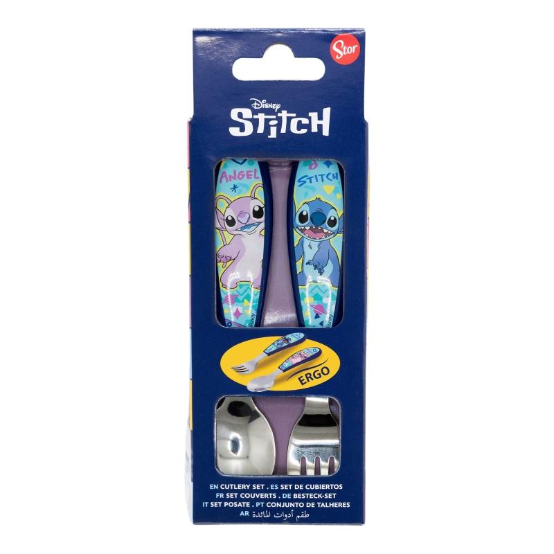 Disney Lilo és Stitch  A csillagkutya Drawing fém ergo evőeszköz készlet   2 darabos