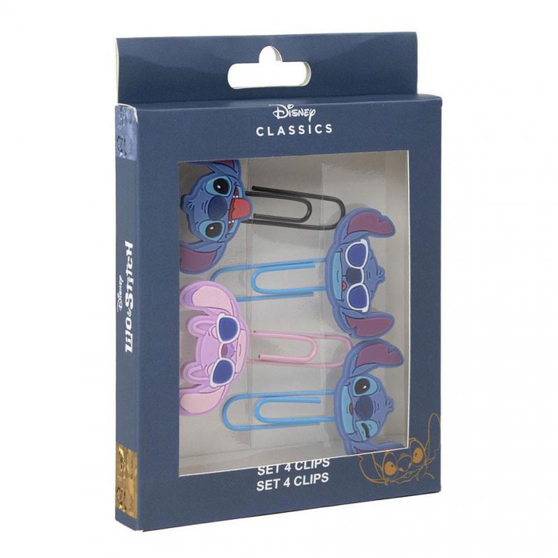 Disney Lilo és Stitch  A csillagkutya Glasses gemkapocs 4 db-os szett