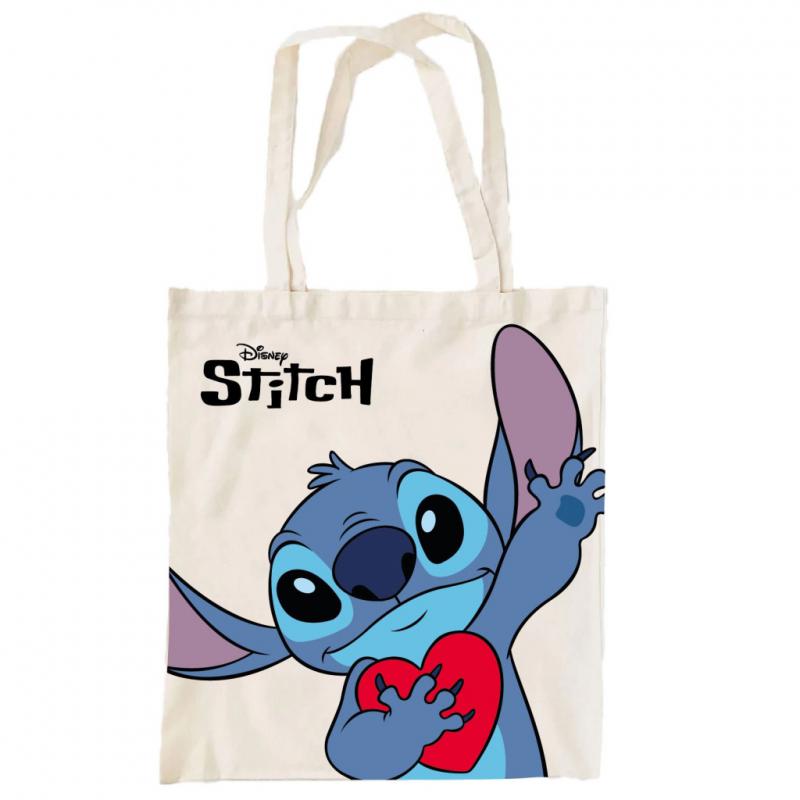 Disney Lilo és Stitch  A csillagkutya Heart vászontáska  bevásárlótáska 44 cm