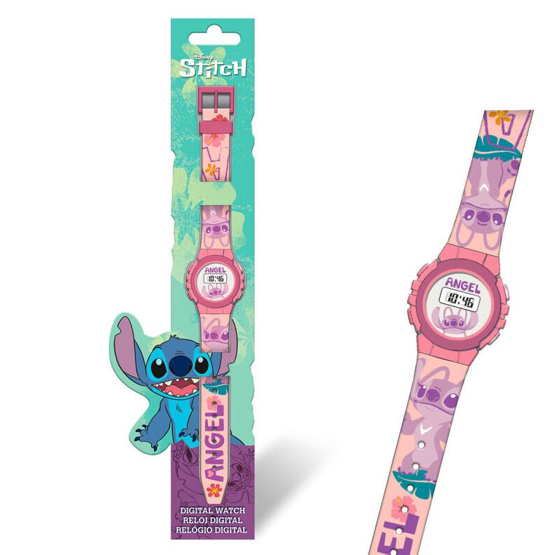 Disney Lilo és Stitch  A csillagkutya Pink Angel digitális karóra