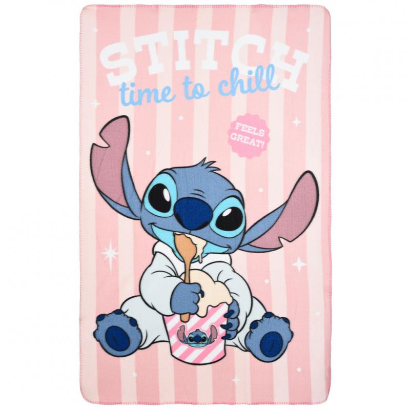 Disney Lilo és Stitch  A csillagkutya Time to Chill polár takaró 100x150cm