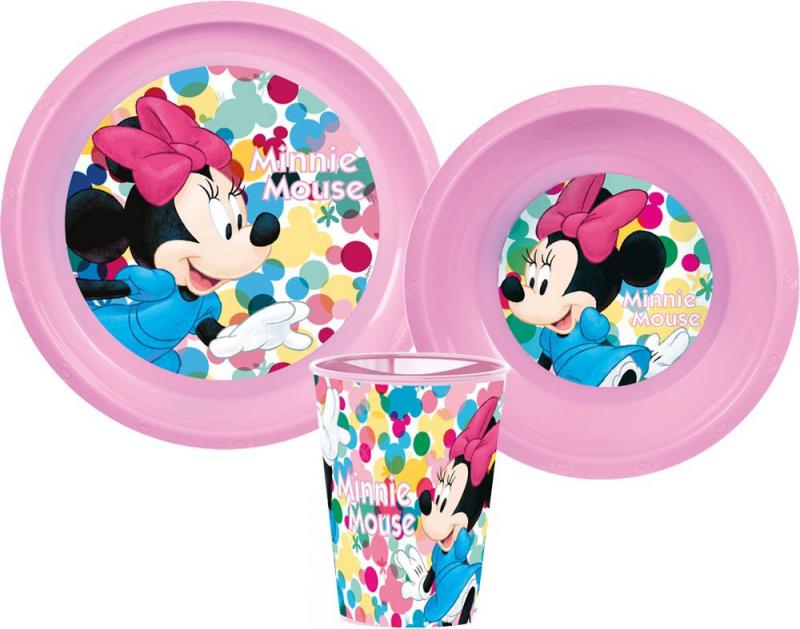 Disney Minnie Feel Good étkészlet  műanyag szett