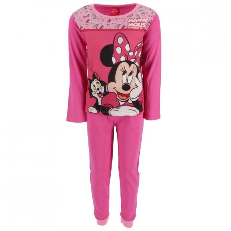 Disney Minnie Figaro Pink gyerek hosszú pizsama