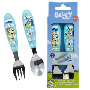 Bluey Yummy fém ergo evőeszköz készlet   2 darabos