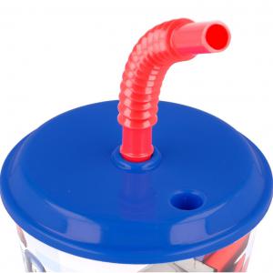 Bosszúállók Rolling Thunder szívószálas pohár  műanyag 430 ml