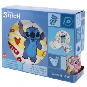 Disney Lilo és Stitch  A csillagkutya Heart porcelán étkészlet Díszdobozban