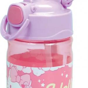 Hello Kitty Unicorn műanyag szívószálas kulacs akasztóval 350 ml