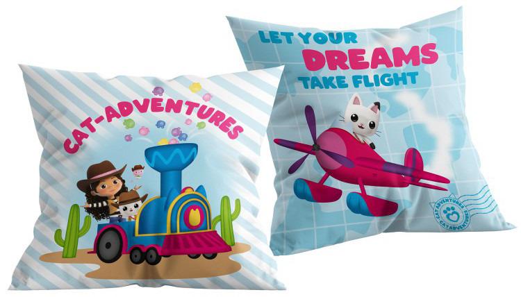 Gabi babaháza Cat-Adventures párna  díszpárna 40x40 cm