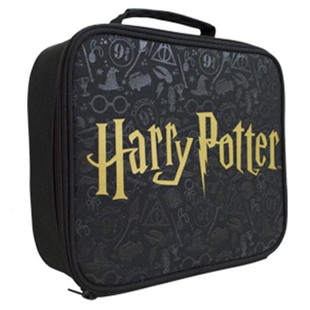 Harry Potter Black thermo uzsonnás táska  hűtőtáska 23 cm