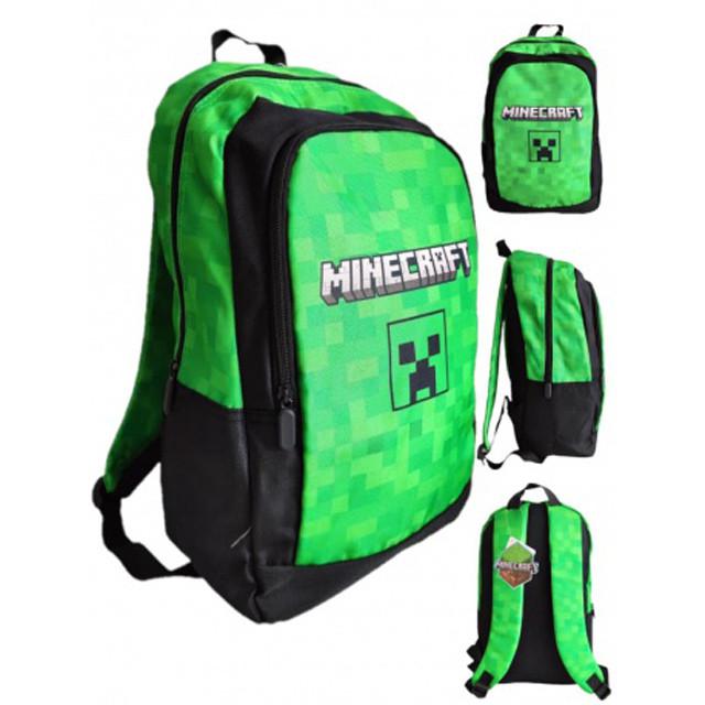 Minecraft Creepers iskolatáska  táska 40 cm