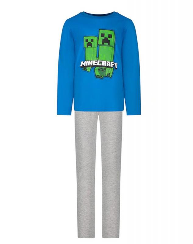 Minecraft TNT Blue gyerek hosszú pizsama