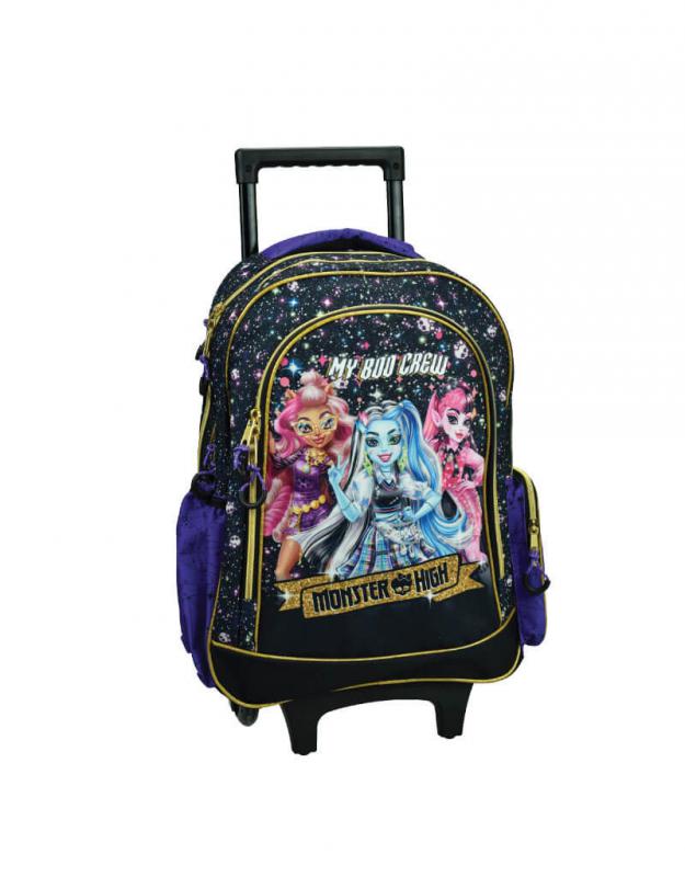 Monster High Crew gurulós iskolatáska  táska 46 cm